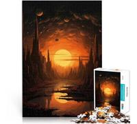 Jigsaw Puzzles for Adults 1000 Piece City skyline artwork pädagogische Herausforderung Geschenkideen75x50cm