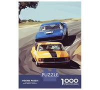 Jigsaw Puzzles for Adults 1000 Piece Classic Car Racing Adult Puzzles Toy Wall Decor Wall Decoration Deal As Gifts for The Whole Family 70x50cm/1000pcs