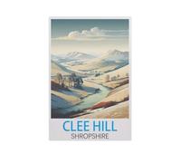 Jigsaw Puzzles for Adults 1000 Piece，Clee Hill Shropshire，Educational Games Brain Challenge Jigsaw Puzzles for Adult Kids（50x70cm）-AK4