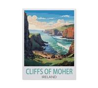 Jigsaw Puzzles for Adults 1000 Piece，Cliffs of Moher Ireland，Educational Games Brain Challenge Jigsaw Puzzles for Adult Kids（50x70cm）-HD68