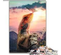 Jigsaw Puzzles for Adults 1000 Piece Climbing Lizard Jigsaw Made of cardboard,Challenging Brain Teaser for Teenagers, Family Fun Interactive Game 1000pcs(26x38cm)