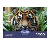Jigsaw Puzzles for Adults 1000 Piece Close-up of A Tigers Face Teenager Puzzles Hands-on Game Difficult Challenge Challenging Game Gifts 70x50cm/1000pcs