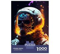 Jigsaw Puzzles for Adults 1000 Piece Closeup of An Astronaut Puzzles for Adults Relax Games Pattern Assembly Christmas Birthday Gifts 52x38cm/1000pcs