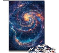 Jigsaw Puzzles for Adults 1000 Piece Clouds in The Cosmos Made of Wood, Perfect DIY Art Decor Or Birthday Gift 50x75cm Family Fun Craft, Perfect for Birthdays, Holidays