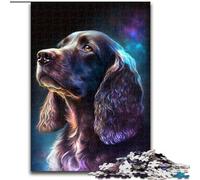 Jigsaw Puzzles for Adults, 1000 Piece Cocker Spaniel Dog Jigsaw Made of Wood, Challenging Brain Teaser for Teenagers, Perfect for Home Decor Or Gift 1000pcs(50x75cm)