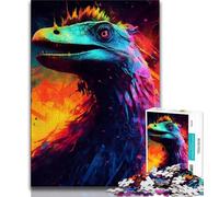 Jigsaw Puzzles for Adults 1000 Piece Coelophysis Dinosaur Teenager Jigsaw,Challenging Game Toys Wall Decoration Unique Birthday And Xmas Gifts (size 75x50cm)