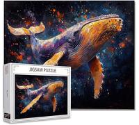 Jigsaw Puzzles for Adults 1000 Piece Color Animals Difficult Impossible Puzzle Educational Games Improve Memory Stress Reliever with Poster Included Compact Box Gift any Occasion or Holiday I-2