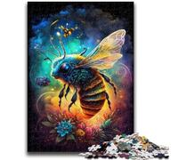 Jigsaw Puzzles for Adults 1000 Piece Color Bee Family Game Stress Reliever Difficult Challenge Artists Collection, Fine Art 38x26cm