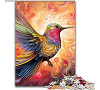 Jigsaw Puzzles for Adults, 1000 Piece Color Hummingbird Jigsaws 1000 Pieces for Adults Family Interactive Game, Brain Challenge Gift 50x75cm