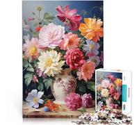 Jigsaw Puzzles for Adults 1000 Piece “Colorful Arrangement - Diamond Painting” Made of wood，Suitable for ages 14 and up Improve memory Great gifts and toys。size：50x75cm/14.96x20.47inch