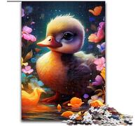 Jigsaw Puzzles for Adults, 1000 Piece Colorful Art Duck Wooden Jigsaw Puzzles for Adults size50x75cm Brain Challenge, for Teenagers & Home Decor