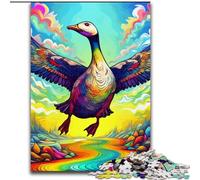 Jigsaw Puzzles for Adults 1000 Piece Colorful Art Ducks Puzzle Brain-Challenging DIY Decorative Game, Family Interactive Toy (size : 50x75cm)
