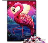 Jigsaw Puzzles for Adults, 1000 Piece Colorful Art Flamingo Difficult Puzzles for Adults Perfect for Teenagers & Family Fun, for Birthdays (Size 50x75 cm)