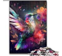 Jigsaw Puzzles for Adults, 1000 Piece Colorful Art Hummingbird Puzzles for Adults size 26x38cm for Teenager & Families, Perfect DIY Decor & Brain-Teasing Challenge