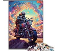 Jigsaw Puzzles for Adults, 1000 Piece Colorful Art Motorcycle Impossible Jigsaw Puzzles for Adults Family Bonding Activity, Unique Gift for Holidays & Birthdays (Szie 26x38cm)