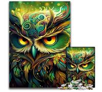 Jigsaw Puzzles for Adults 1000 Piece Colorful Art Owl Impossible Jigsaw Puzzles for Adults Ideal for Family Fun, Relaxation 50x75CM/19.68x29.52inch