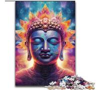 Jigsaw Puzzles for Adults 1000 Piece Colorful Buddha Jigsaw Puzzles for Adults 1000 Piece Suitable for Birthdays, Halloween, Thanksgiving, Easter (Size 50x75 cm)