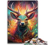 Jigsaw Puzzles for Adults 1000 Piece Colorful Deer Teenager Jigsaw,family Fun Games Is Ideal As A Gift for The Whole Family (50x75cm)