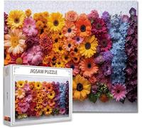 Jigsaw Puzzles for Adults 1000 Piece Colorful Difficult Impossible Puzzle Educational Games Improve Memory Stress Reliever with Poster Included Compact Box the any Occasion or Holiday F-3
