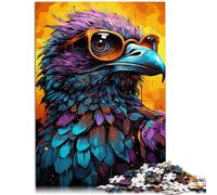 Jigsaw Puzzles for Adults 1000 Piece Colorful fantasy crow Challenging Game 26x38cm Challenging Game and Family Play for teenager 14+