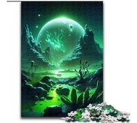 Jigsaw Puzzles for Adults 1000 Piece Colorful Galaxy Planets Made of Wood, Perfect DIY Art Decor Or Birthday Gift 50x75cm Family Fun Craft, Perfect for Birthdays, Holidays