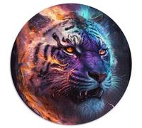 Jigsaw Puzzles for Adults, 1000 Piece Colorful Lightning Tiger Challenging Puzzles Family Activity Game, Home Decor Wall Art (67.5x67.5cm)