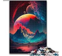 Jigsaw Puzzles for Adults 1000 Piece Colorful Planet Mountains JigsawPuzzle 1000 Pieces for Adults for Teenager & Family Fun, (Size 50x75cm)
