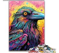 Jigsaw Puzzles for Adults 1000 Piece Colorful Purple Duck Jigsaw Puzzles Family Game Night Fun, DIY Decorative Artwork 26x38cm