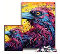 Jigsaw Puzzles for Adults 1000 Piece Colorful Purple Duck Jigsaw Puzzles for Adults 50x75 cm Brain Teaser & Home Decor, Perfect