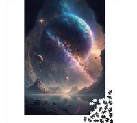 Jigsaw Puzzles for Adults 1000 Piece Colors_of_Space Puzzles for Adults Wooden Board Puzzles Funny 1000pcs (75x50cm)