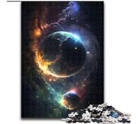 Jigsaw Puzzles for Adults 1000 Piece Colors of The Galaxy Made of Wood, Fun Activity for at Home 50x75cm Family Fun Activity, Brain Challenge, for Teenager