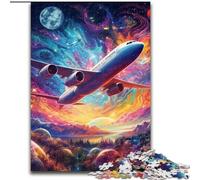 Jigsaw Puzzles for Adults 1000 Piece Colour Art Airliner Jigsaw Puzzles for Adults size : 50x75cm Challenging Brain Teaser - Relaxing Toy for Teenagers