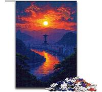 Jigsaw Puzzles for Adults 1000 Piece Colourful Christian Statues Made of Wood, Fun Activity for at Home 50x75cm Family Fun Activity, Brain Challenge, for Teenager