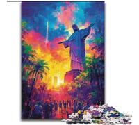 Jigsaw Puzzles for Adults, 1000 Piece Colourful Christian Statues Puzzle Perfect for Teenagers & Family Fun, for Birthdays (size : 50x75cm)