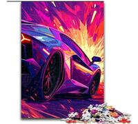 Jigsaw Puzzles for Adults, 1000 Piece Colourful Classic Sports Cars Jigsaw Home Decor Brain Teaser Game for Teenagers & Family Interaction (size : 26x38cm)