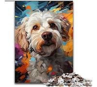 Jigsaw Puzzles for Adults 1000 Piece Colourful Dogs Made of Wood, Fun Activity for at Home 50x75cm Family Fun Activity, Brain Challenge, for Teenager