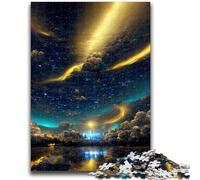 Jigsaw Puzzles for Adults 1000 Piece Colourful Dream Clouds Family Game Stress Reliever Difficult Challenge Artists Collection, Fine Art 50x75cm