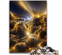 Jigsaw Puzzles for Adults 1000 Piece Colourful Dream Clouds for And from 14 Years And over Hands-on Game Christmas Game Gifts 50x75cm