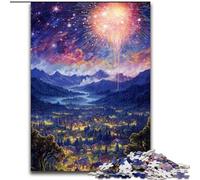 Jigsaw Puzzles for Adults 1000 Piece Colourful Fireworks Jigsaw for Teenagers, Family Game Night, Brain-Challenging Gift Idea (size : 50x75cm)