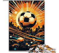 Jigsaw Puzzles for Adults 1000 Piece Colourful Football Jigsaw Family Game Night Challenging And Rewarding Visual Experience (size : 26x38cm)