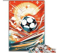 Jigsaw Puzzles for Adults 1000 Piece Colourful Football Puzzle Perfect for Family Fun on Christmas, Thanksgiving, Birthdays & Easter (size : 26x38cm)