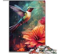 Jigsaw Puzzles for Adults 1000 Piece Colourful Hummingbirds Made of Wood, Perfect Home Or Office Decor, Ideal 50x75cm for Family Interactive Game