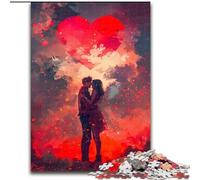 Jigsaw Puzzles for Adults 1000 Piece Colourful Love Clouds Jigsaw Puzzle Made of Wood,Relaxing Entertainment, Home Decor 1000pcs(50x75cm)
