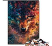 Jigsaw Puzzles for Adults, 1000 Piece Colourful Wolves Puzzle Creative Family Game & Home Decor, for Teenagers (size : 50x75cm)