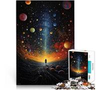 Jigsaw Puzzles for Adults 1000 Piece colourful world Made of cardboard for age 14 years and over Difficult to complete but fun and humorous Birthday gift。size:38x52cm/14.96x20.47inch