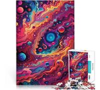 Jigsaw Puzzles for Adults 1000 Piece “colourful world” Made of cardboard,for and 14 years and over Quiz game Gift of works of art。size:26x38cm/10.24x14.96inch