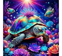 Jigsaw Puzzles for Adults 1000 Piece Coral Sea Turtle, Jigsaws 1000 pieces for adults Family Activity, Challenging puzzles Games, Colourful, Beautiful Decoration Puzzle