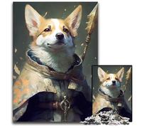 Jigsaw Puzzles for Adults 1000 Piece Corgi The Wizard Jigsaw Puzzles for Adults Educational Toy for Teenagers Home Office Decor 1000 PCS(75x50cm)