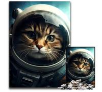 Jigsaw Puzzles for Adults 1000 Piece Cosmic CatWooden Jigsaw Puzzles for Adults HighDifficulty Brain Teaser for Teenagers 1000 PCS(75x50cm)