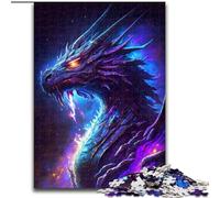 Jigsaw Puzzles for Adults 1000 Piece Cosmic Dragon Puzzles for Adults Making It A Great Gift for Family Fun (Size 26x38cm)
